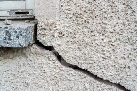 Pictures of Wall Tie Failure in Newcastle Upon Tyne